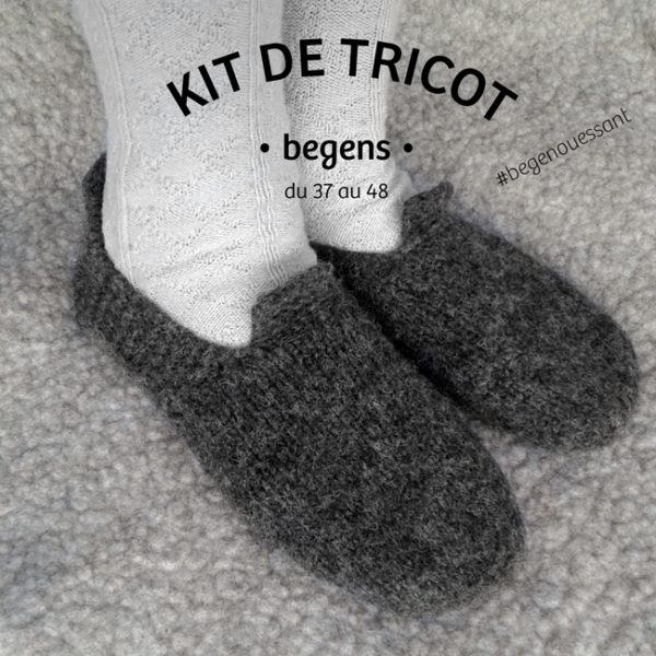 kit • chaussons • inspirés des "begen" de l'île d'Ouessant