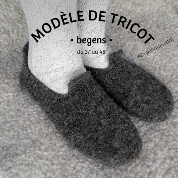 modèle • chaussons • inspirés des "begen" de l'île d'Ouessant