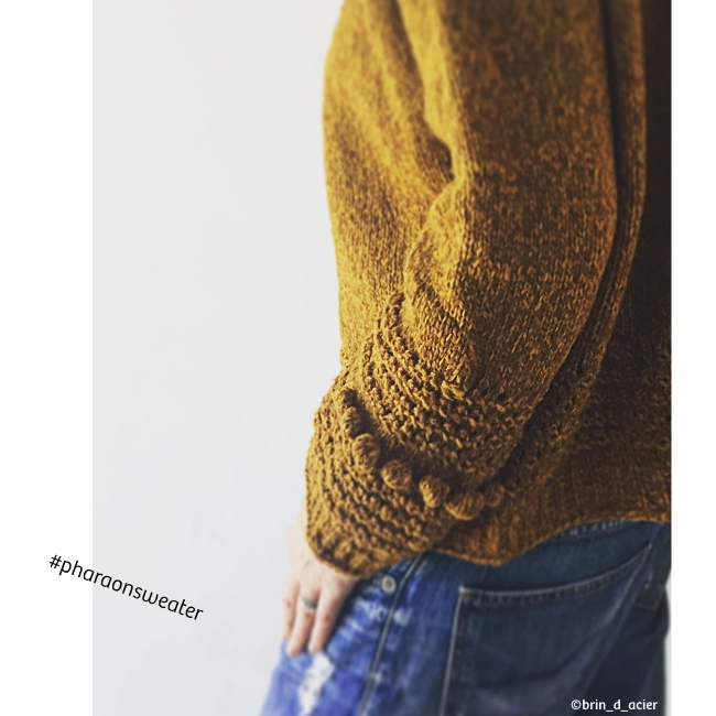 kit • Pharaon • pull dessiné par Aurore @brindacierknit – Image 2