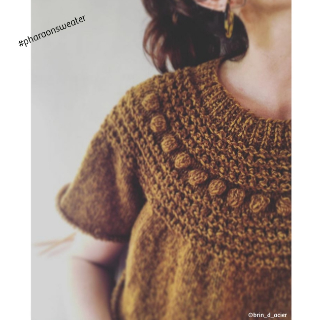 kit • Pharaon • pull dessiné par Aurore @brindacierknit – Image 4