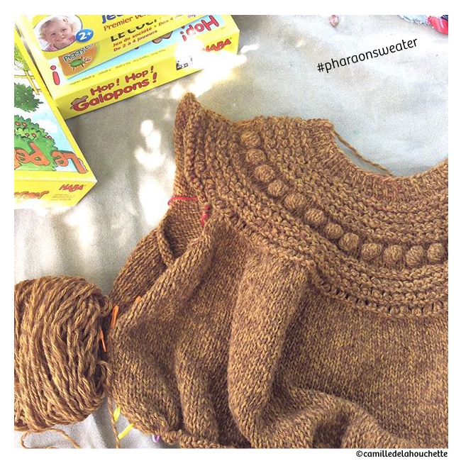 kit • Pharaon • pull dessiné par Aurore @brindacierknit – Image 8