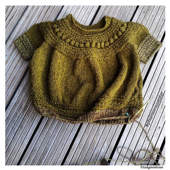kit • Pharaon • pull dessiné par Aurore @brindacierknit – Image 9