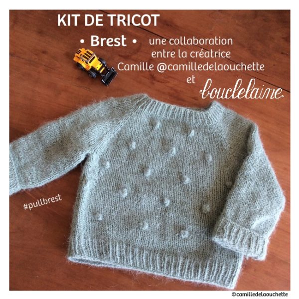 kit • Brest • pull enfant dessiné par Camille de la Ouchette