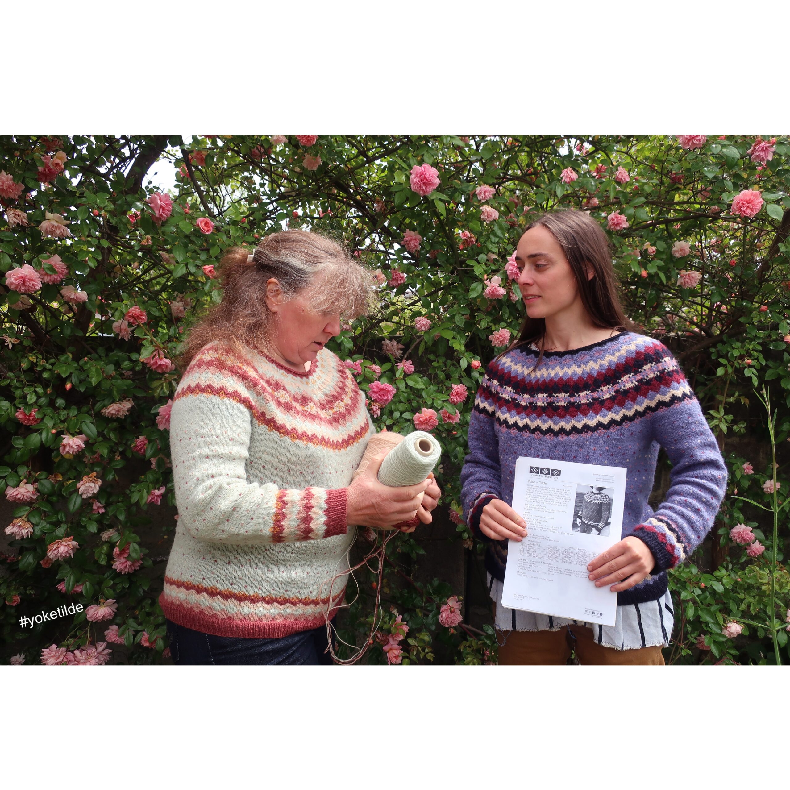 assortiment de fil • Tilde • yoke dessiné par Astrid @knitforpassion – Image 10