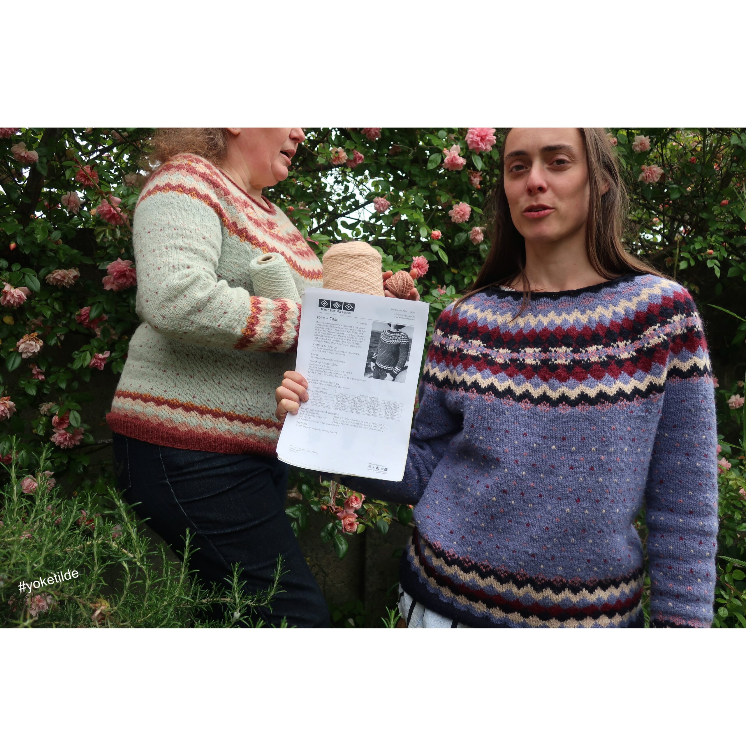 assortiment de fil • Tilde • yoke dessiné par Astrid @knitforpassion – Image 9