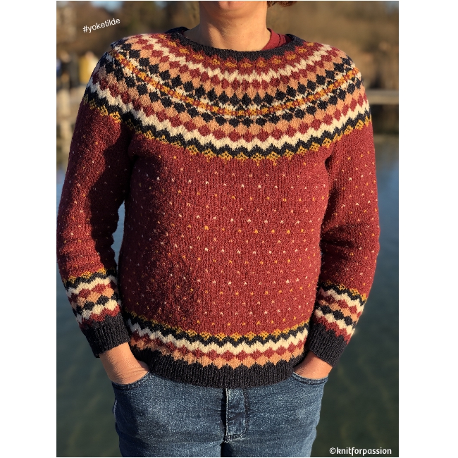 assortiment de fil • Tilde • yoke dessiné par Astrid @knitforpassion – Image 3