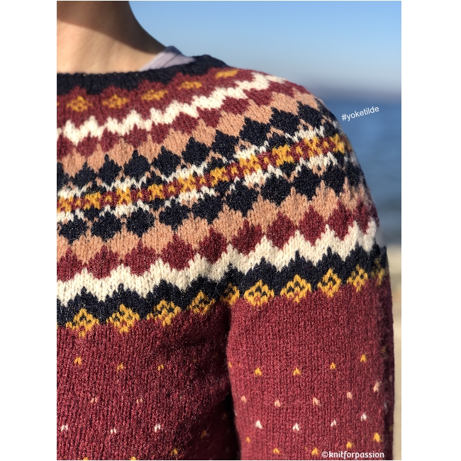 assortiment de fil • Tilde • yoke dessiné par Astrid @knitforpassion – Image 5