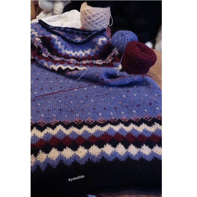 assortiment de fil • Tilde • yoke dessiné par Astrid @knitforpassion – Image 12