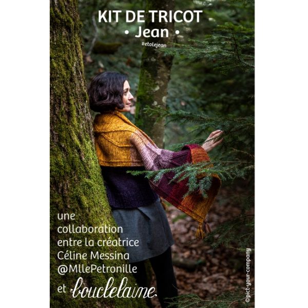 kit • Jean • étole dessinée par Céline @mllepetronille
