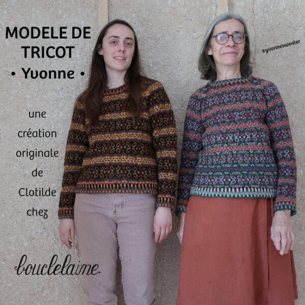modèle • Yvonne • pull fair isle