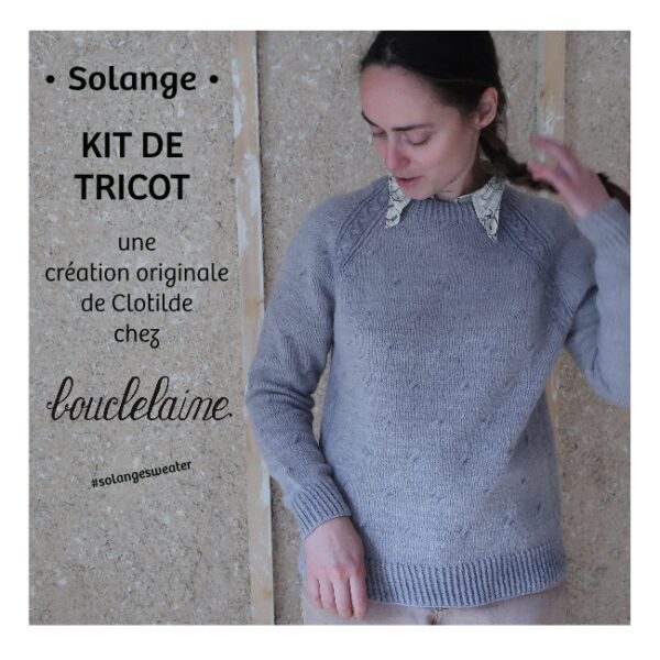 kit • Solange • pull dessiné par Clotilde @bouclelaine