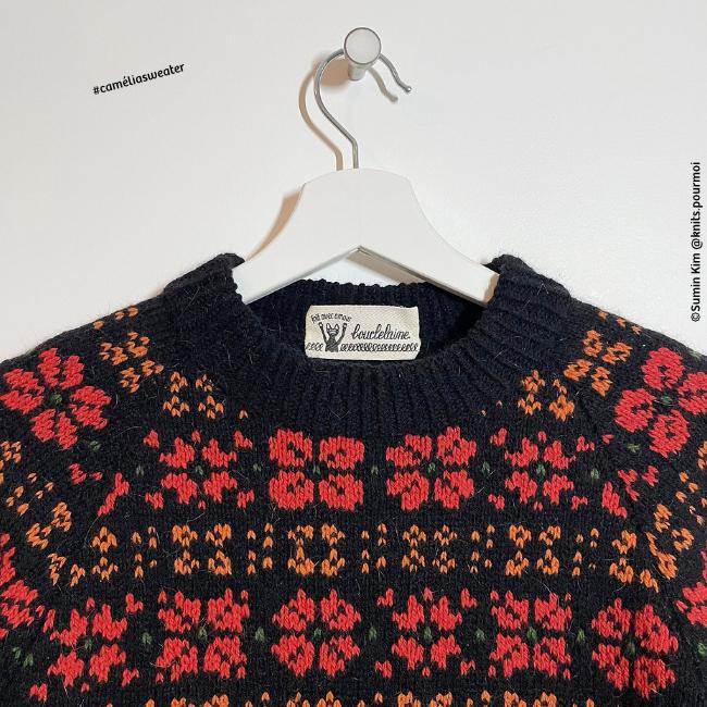 assortiment de fil • Camélia • pull dessiné par Soumine @knits.pourmoi – Image 2