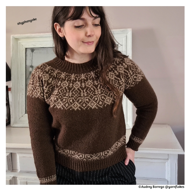kit • Hyphen • pull dessiné par Audrey Borrego @yarnflakes – Image 2