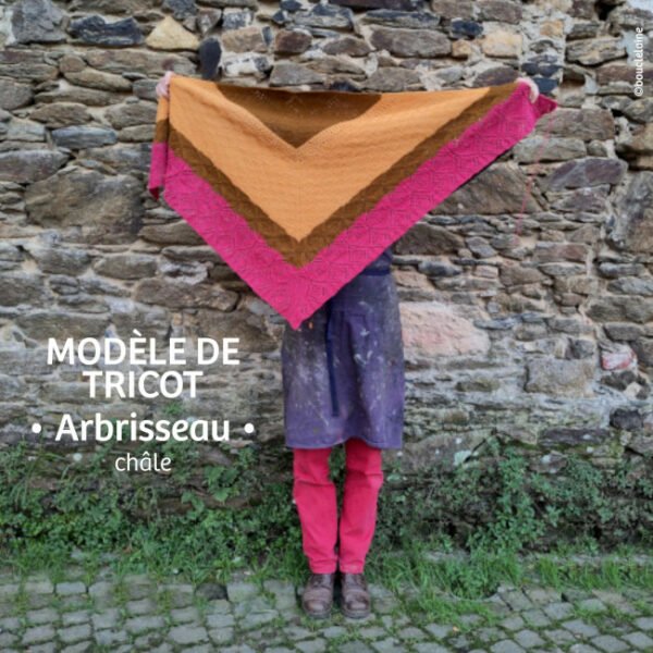 modèle • Arbrisseau • châle @bouclelaine