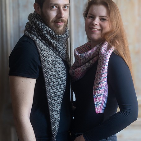 kit • Constantine's Dream • châle @Les Tricoteurs Volants